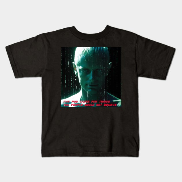 Blade Runner Kids T-Shirt by TooplesArt